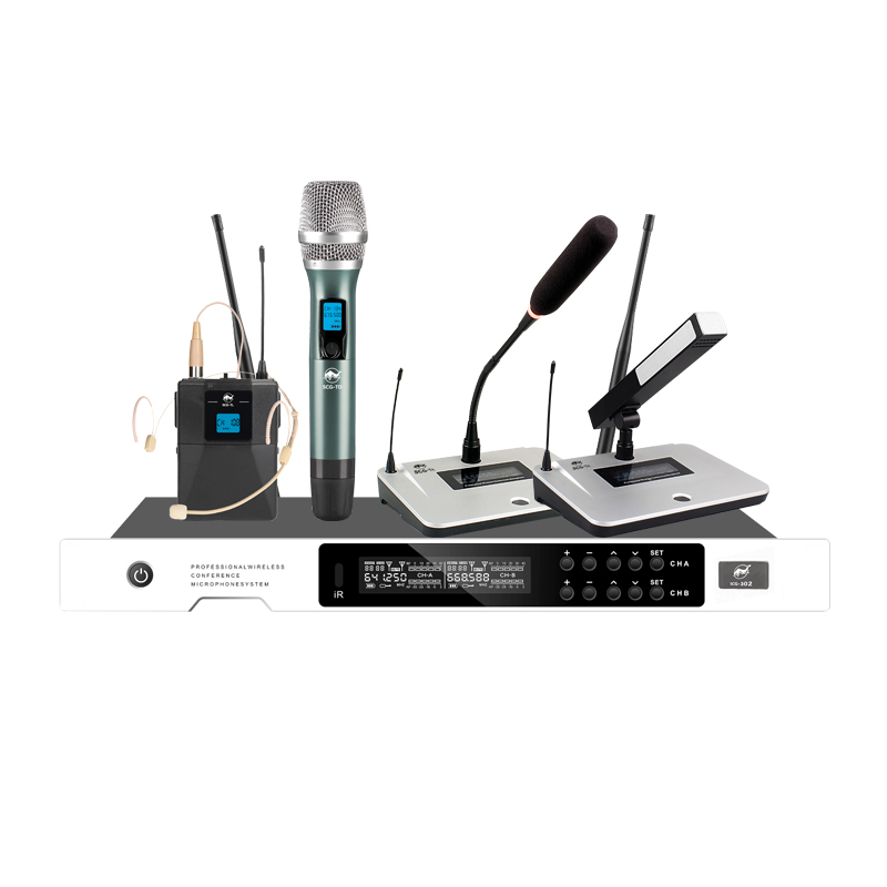 无线一拖四麦克风SCG-304